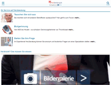 Tablet Screenshot of herzberatung.de